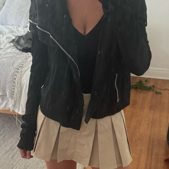 Rick Owens lambskin leather bike jacket size S - Picture 2 of 3